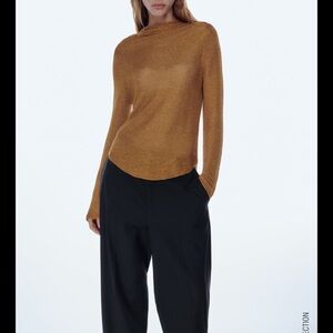 Zara Mesh Knit Top size small